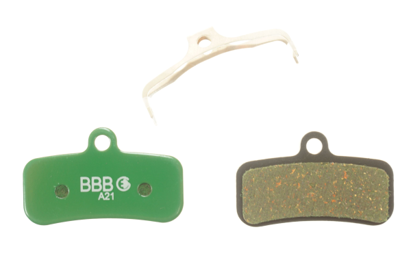 BBB Bremsbeläge für Shimano 4-Kolben Bremsen Resin grün