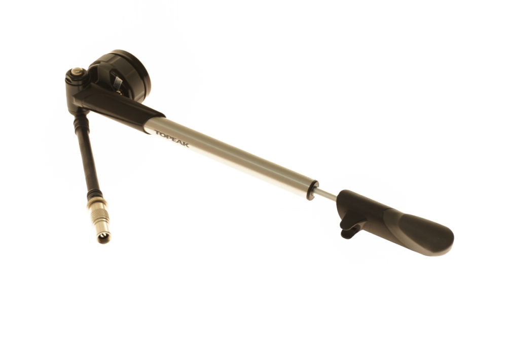 Topeak Dämpferpumpe PocketShock DXG mit Manometer 24.8bar 175g
