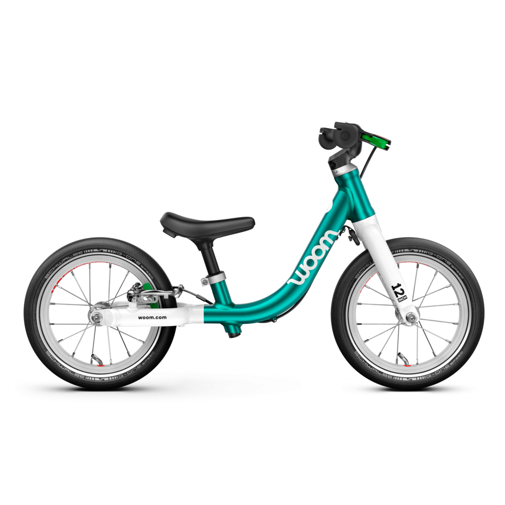 Woom 1 GO Laufrad 12" petrol met. H