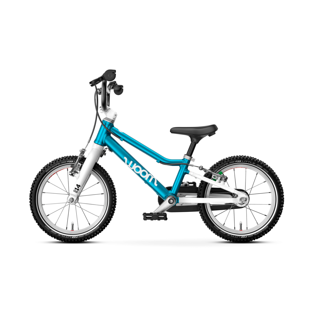 Woom GO 2 Kinderfahrrad 14" blau met. H