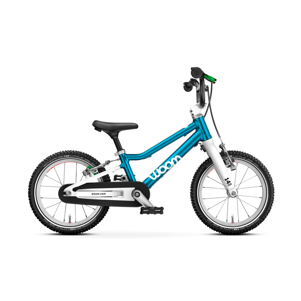 Woom GO 2 Kinderfahrrad 14" blau met. H
