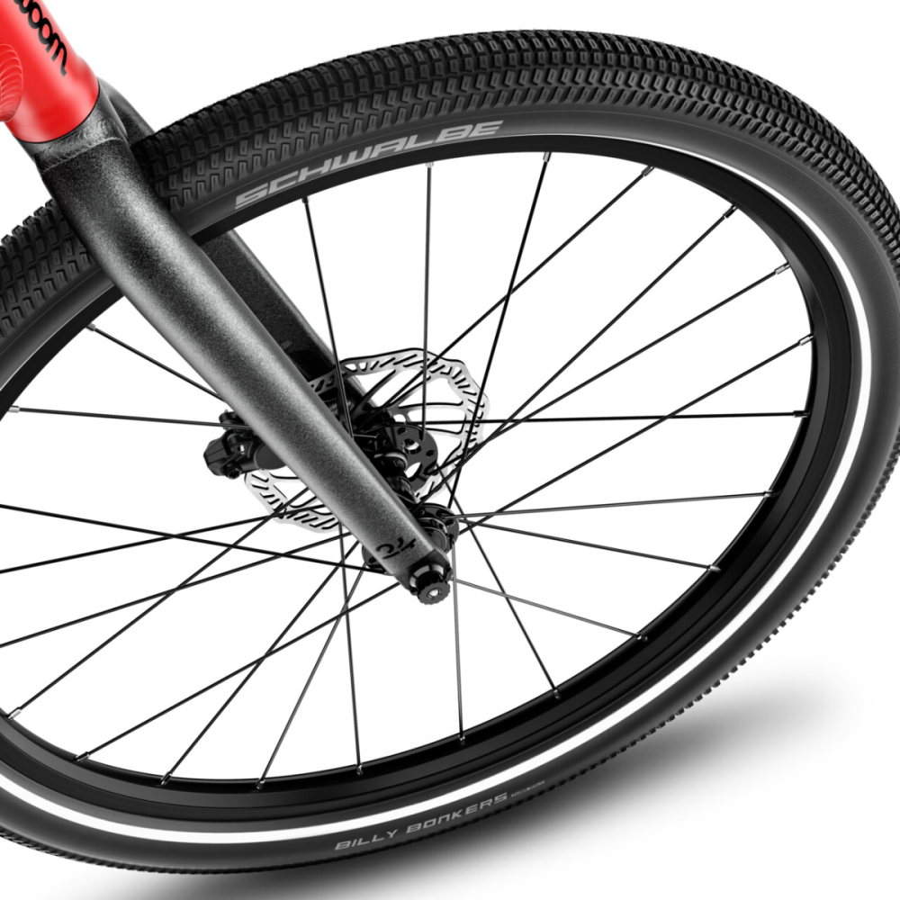 Woom Explore 5 Kinderfahrrad 24" rot matt H