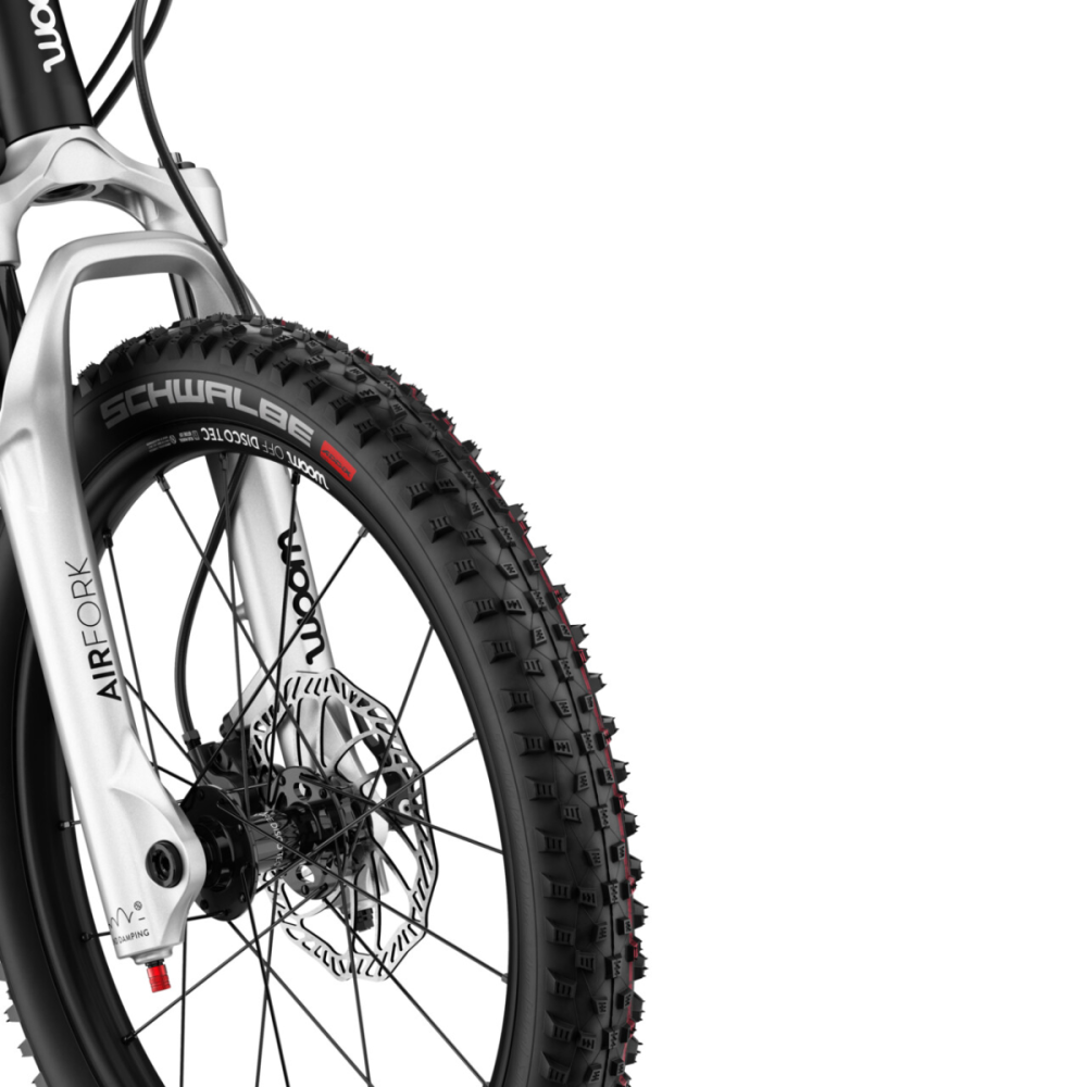 Woom OFF Air 4 Kinder-Mountainbike 20" schwarz matt