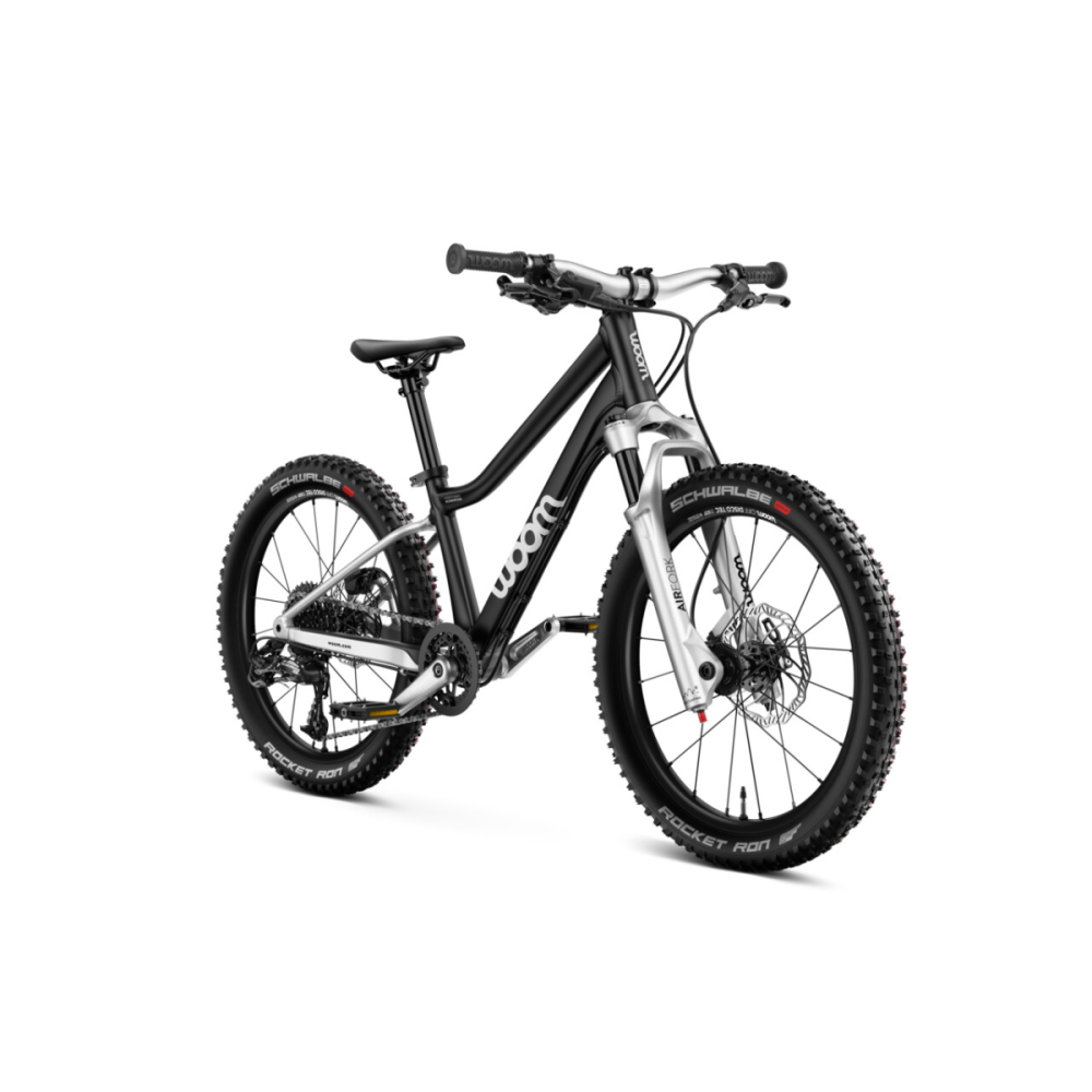 Woom OFF Air 4 Kinder-Mountainbike 20" schwarz matt