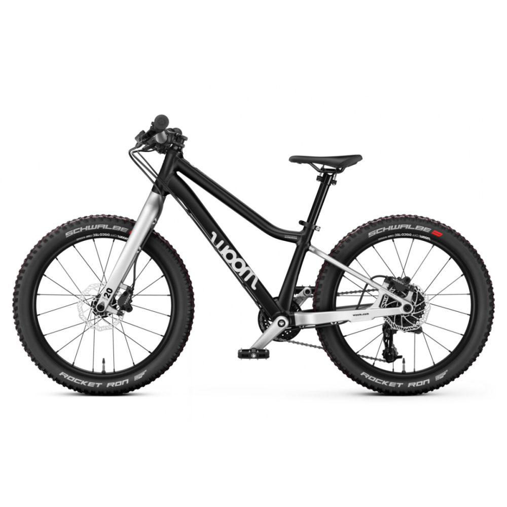 Woom OFF 4 Kinder-Mountainbike 20" schwarz matt