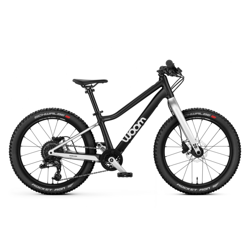 Woom OFF 4 Kinder-Mountainbike 20" schwarz matt