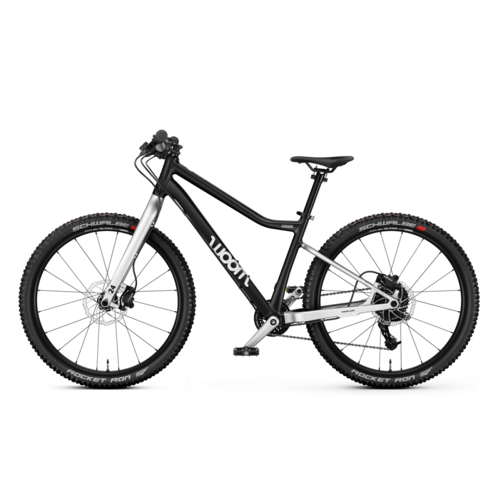 Woom OFF 5 Kinder-Mountainbike 24" schwarz matt