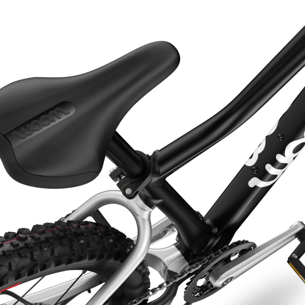 Woom OFF 5 Kinder-Mountainbike 24" schwarz matt