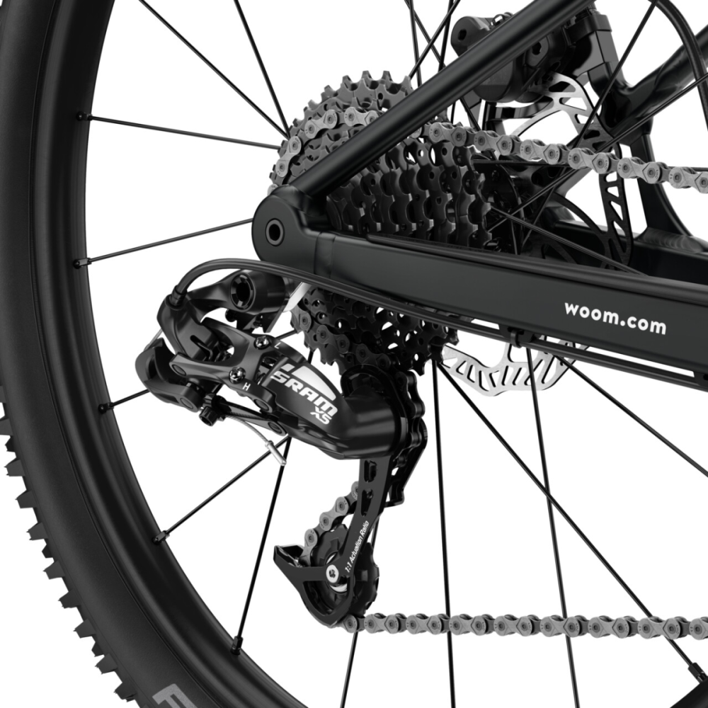 Woom OFF 5 Kinder-Mountainbike 24" schwarz matt