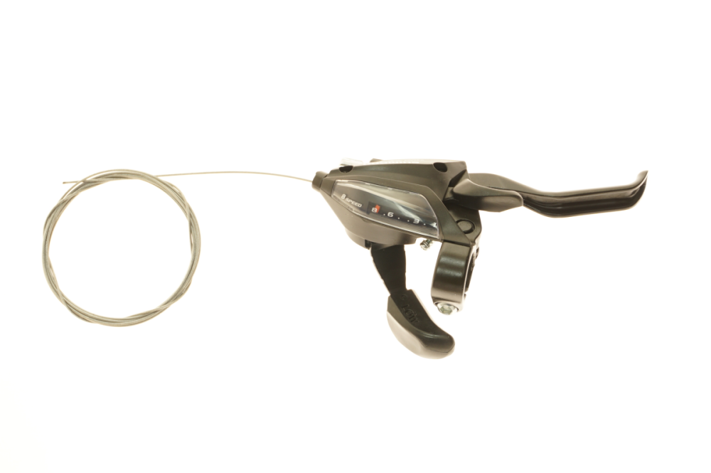 Shimano Brems- Schalthebel 8 Gang rechts V-Brake ST-EF500-8R2A 2-Finger schwarz