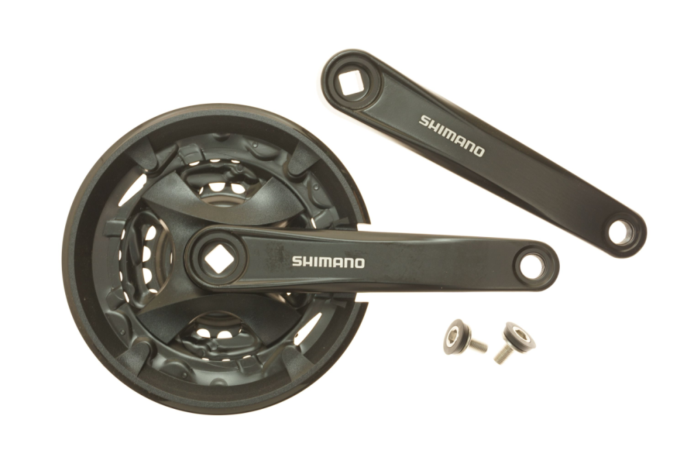 Shimano Kettenradgarnitur 4-kant 40x30x22 3x9 175mm FC-MT101 schwarz