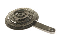 Shimano Kettenradgarnitur 4-kant 40x30x22 3x9 175mm FC-MT101 schwarz