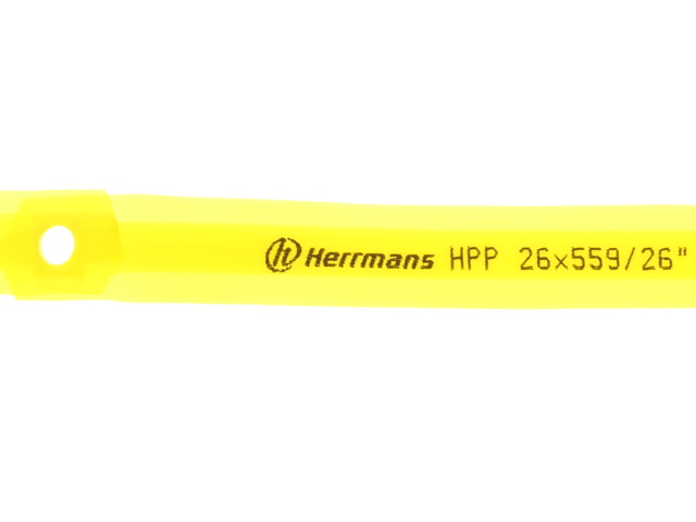 Herrmans Felgenband 26" x 26mm HPP gelb