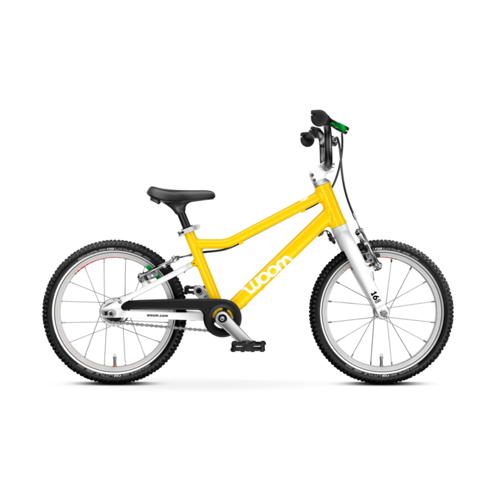 Woom GO 3 AUTOMAGIC Kinderfahrrad 16" vibrant gelb H