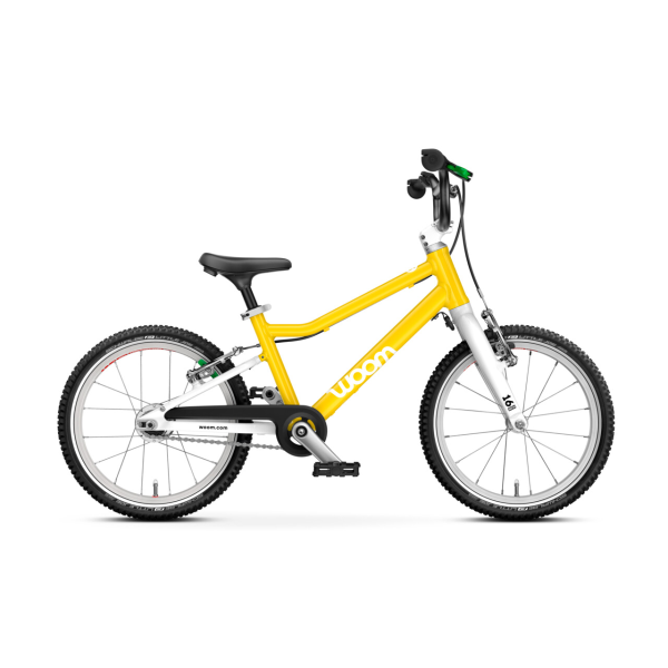 Woom GO 3 AUTOMAGIC Kinderfahrrad 16" vibrant gelb H
