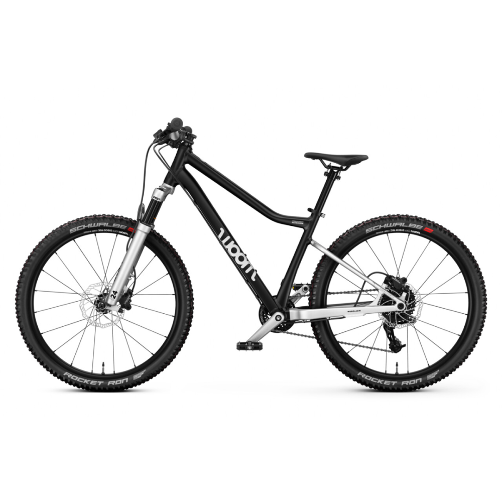 Woom OFF AIR 5 Kinder-Mountainbike 24" schwarz matt