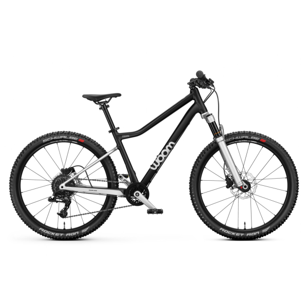 Woom OFF AIR 5 Kinder-Mountainbike 24" schwarz matt