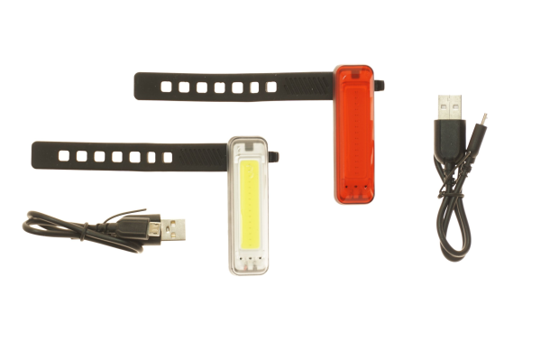 BBB Lichtset signal combo 100/50 Lumen 5 Modi USB mit Schnellverschluss