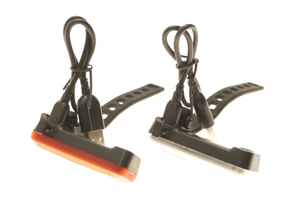 BBB Lichtset signal combo 100/50 Lumen 5 Modi USB mit Schnellverschluss