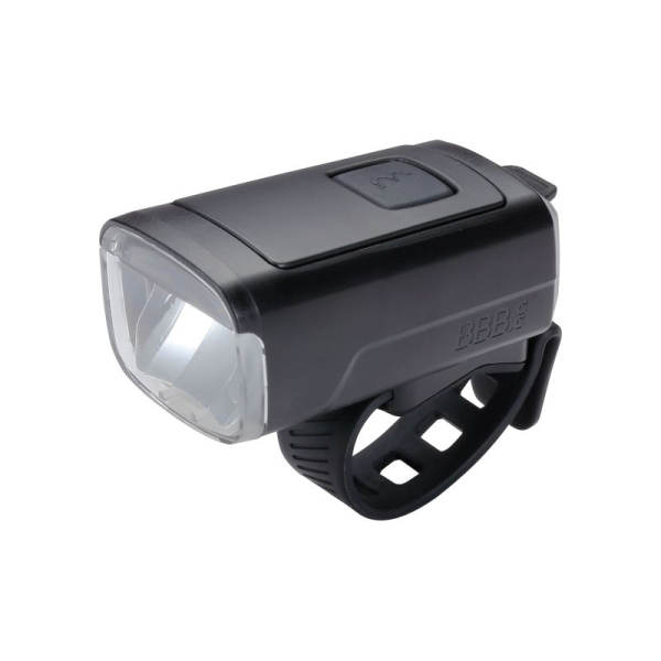 BBB Frontlicht Stud50 Strap 200 Lumen Akku 4 Modi, Schnellverschluss