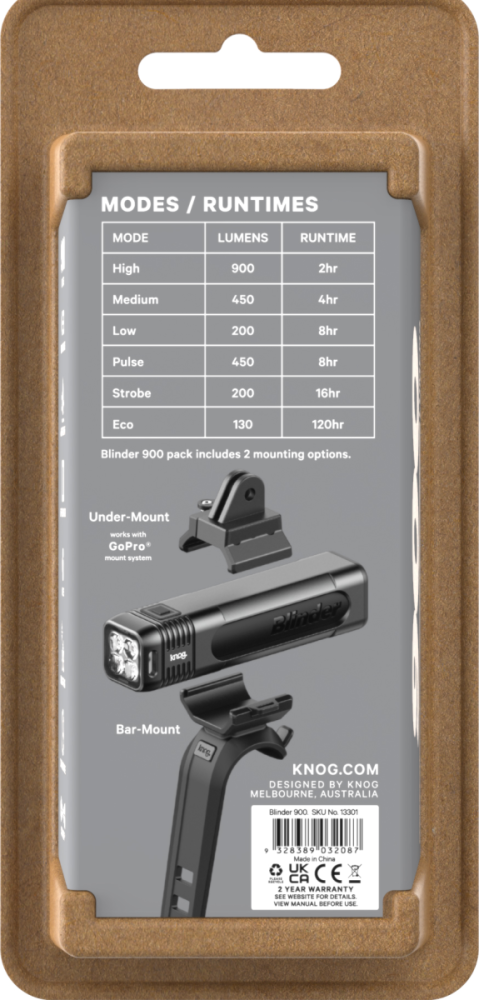 Knog Scheinwerfer Blinder 900 schwarz